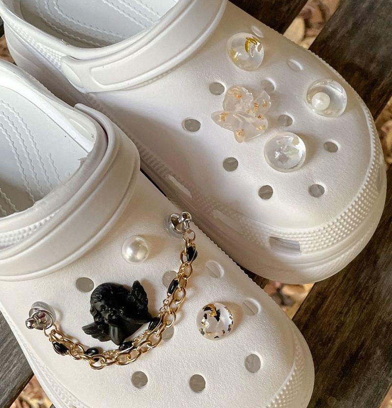 Ellebelle market（エルベルマーケット）の「[made]gold&black ver resin shoes charm set （Shoes）」