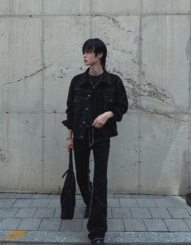 Brook Suede Trucker Jacket