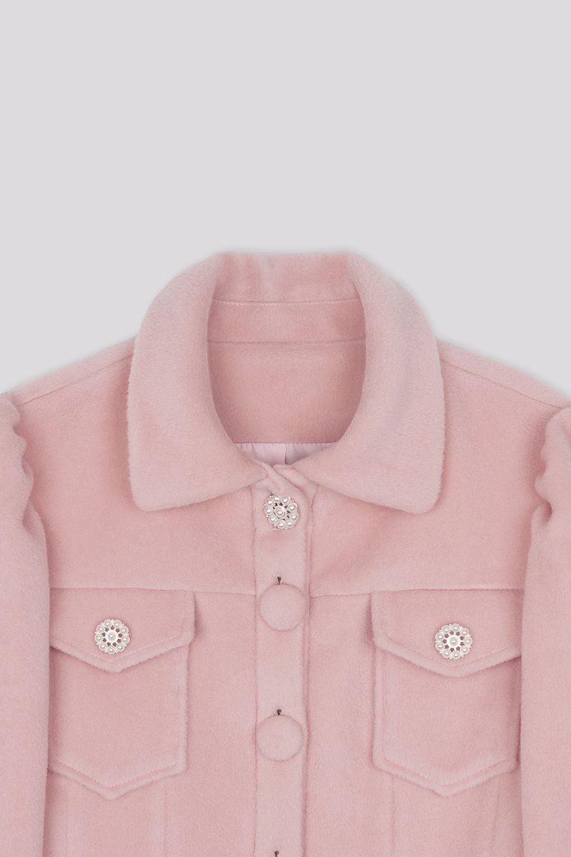 Virgin Wool Jacket Pink