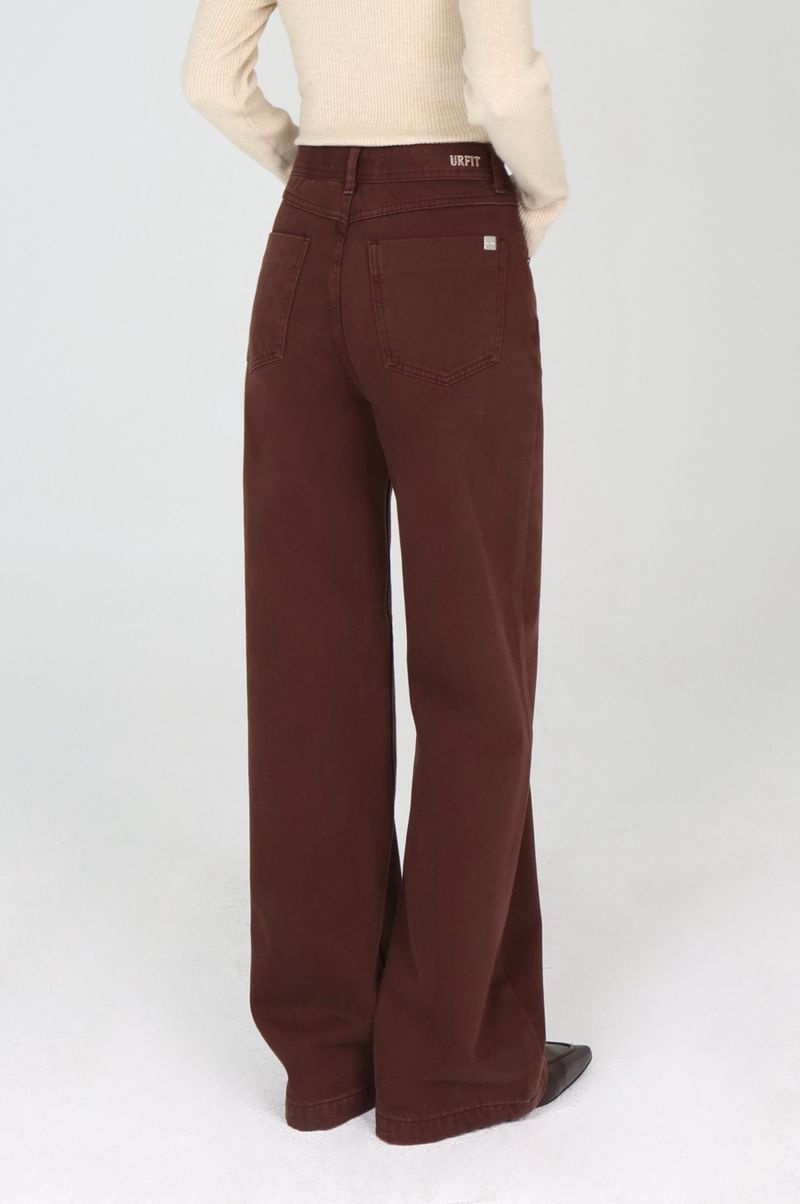 CLOUD FLEECE MAHOGANY COLOR DYEING STRAIGHT DENIM code 26029