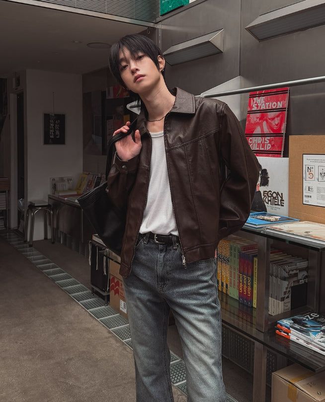 2PLAN（ツープラン）の「シェーン カーブド レザー ジャケット（ジャケット/アウター）」
