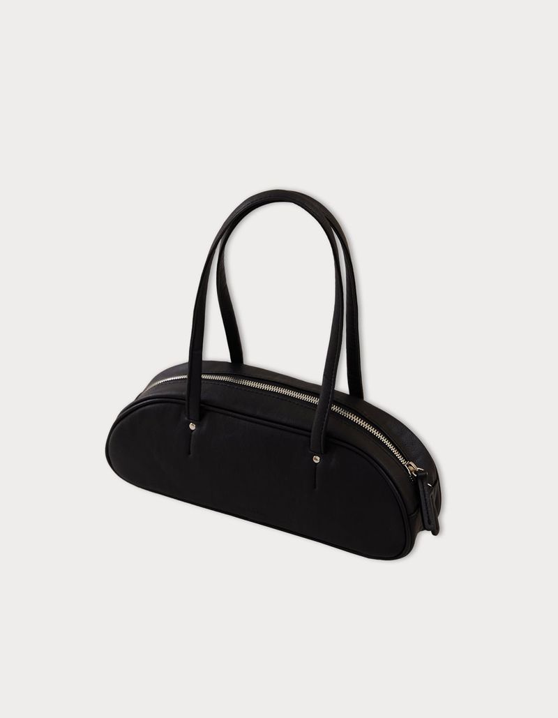 demi baguette bag - matt black