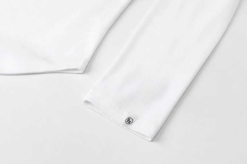 Soft boat neck tee - white