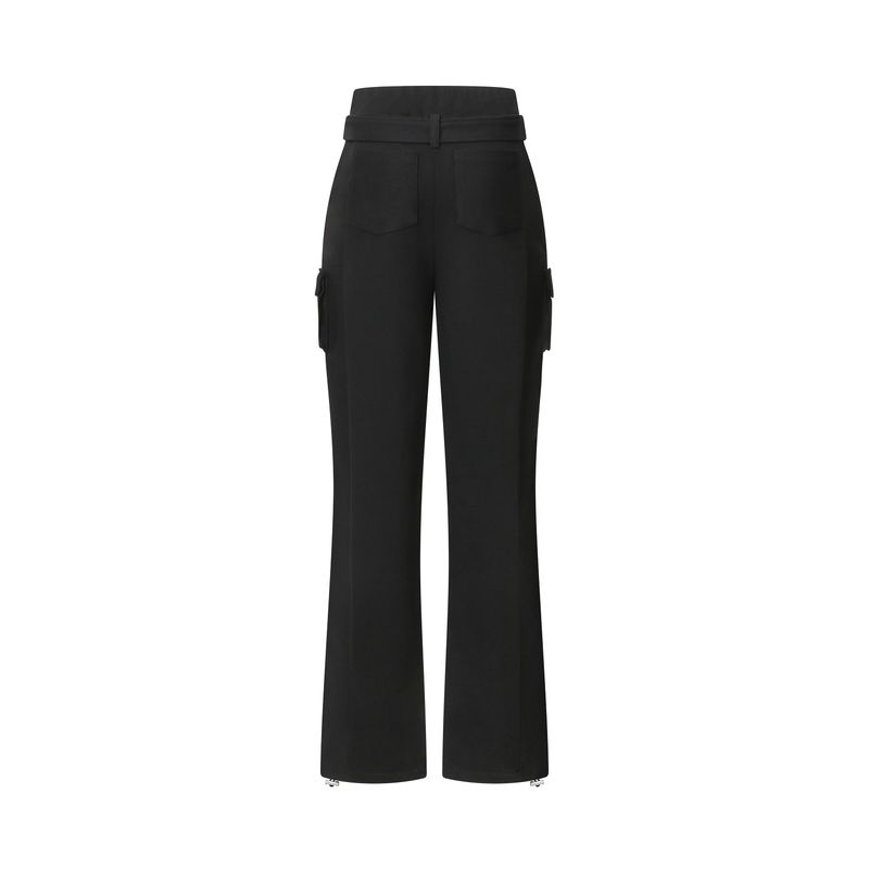 MOLB METAL LOGO BELTED SWEAT PANTS (2Color)