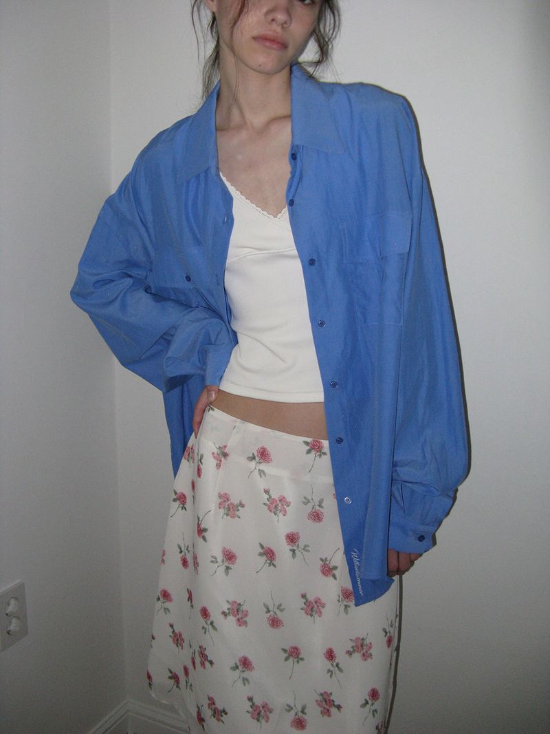 Pocket over shirt_blue