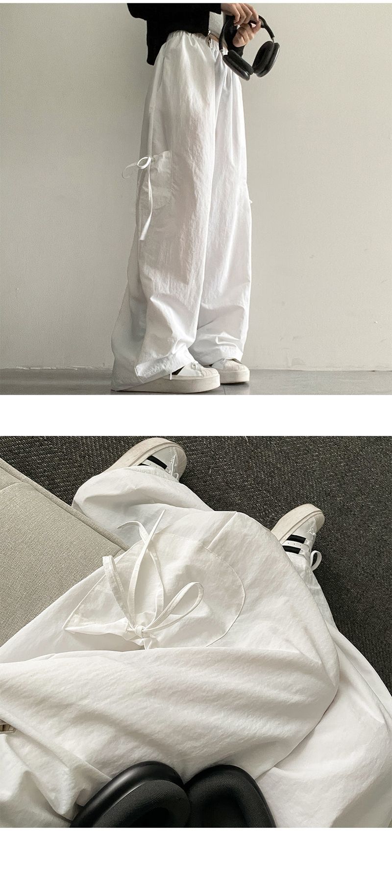 カージニロン リボン カーゴ パンツ