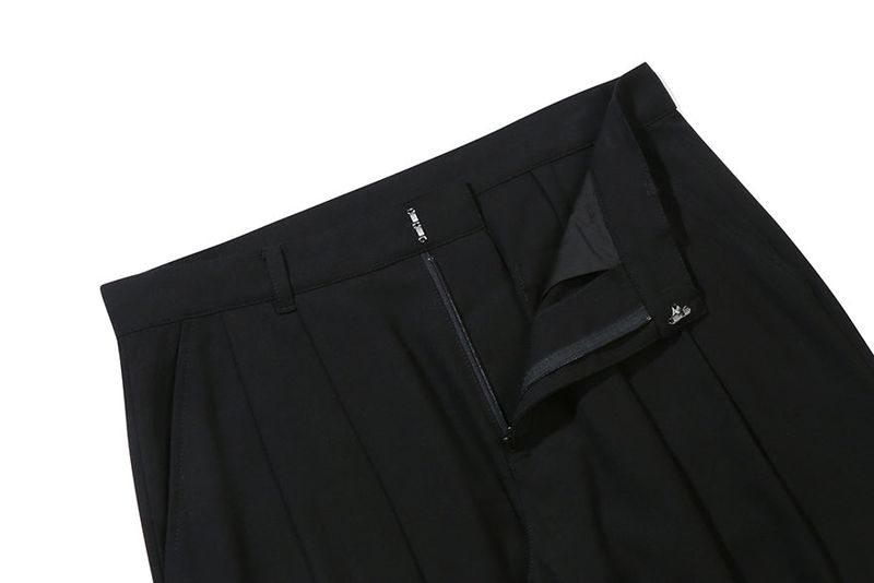 ESSENTIAL WIDE SLACKS_BLACK