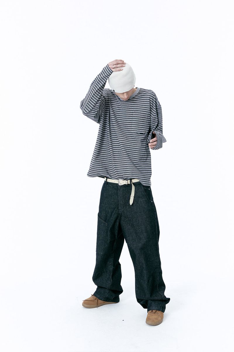 LABEL BEANIE (BEIGE)