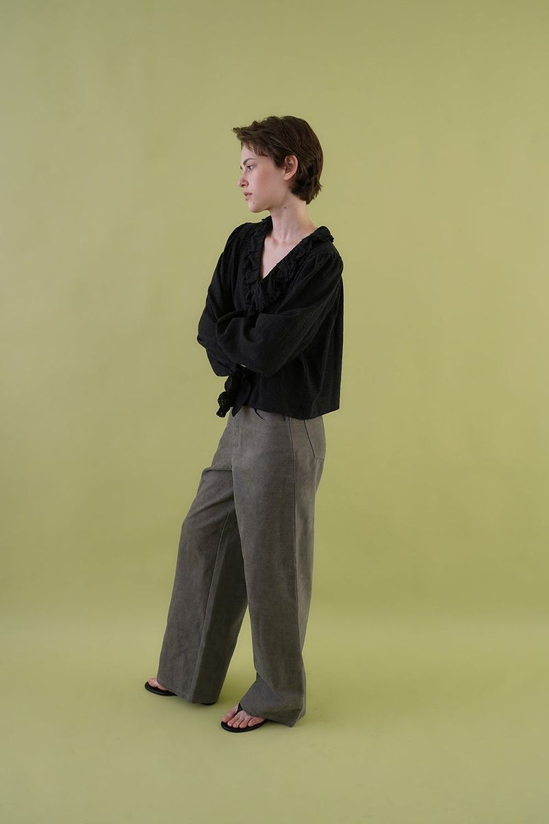 Elen ruffle blouse