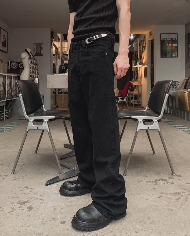 Raiden Cotton Semi-Flare Pants