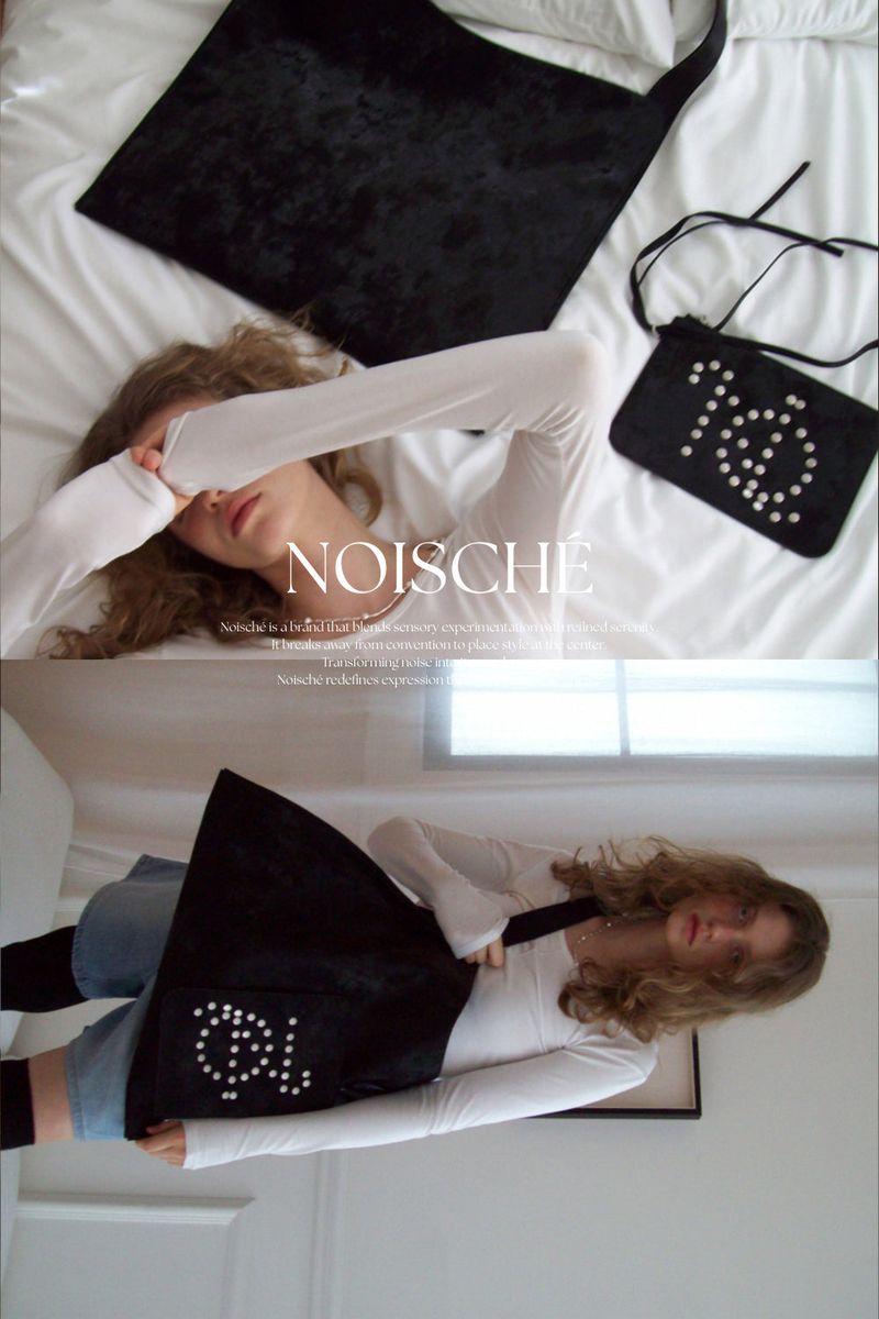 NOISCHE（ノイシ）の「メイド_ハロスクエアバッグ (Large)/ブラック（バッグ）」