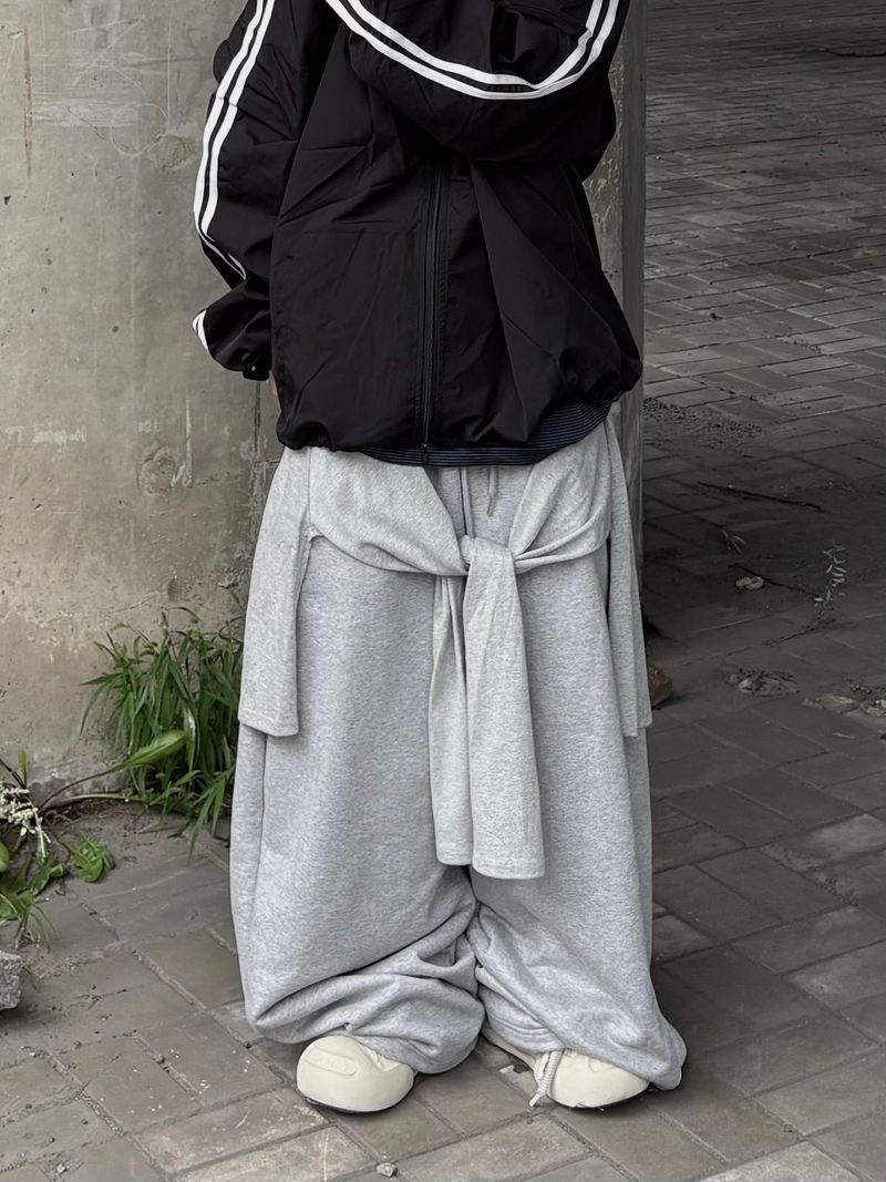 PEARCLAN（ペアクラン）の「wrap layered balloon sweatpants（Pants）」