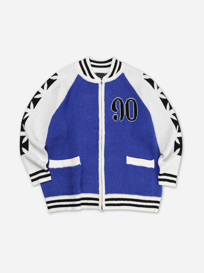 Neo Knitted Zip Jacket (2color)