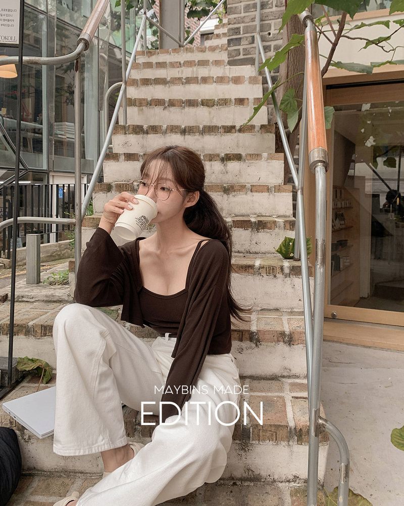 【MADE】Cardigan & sleeveless set(+NEW color)
