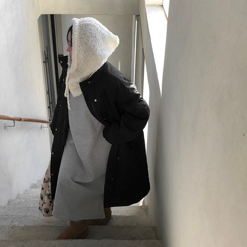 [BELLIDE MADE] Blanket, double-sided raised sailor long dress