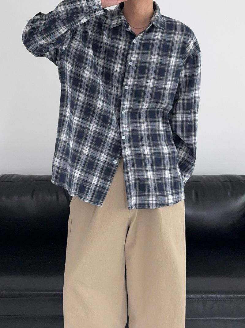 [MADE] Urban Mood Wool Over Check Shirt (6C)