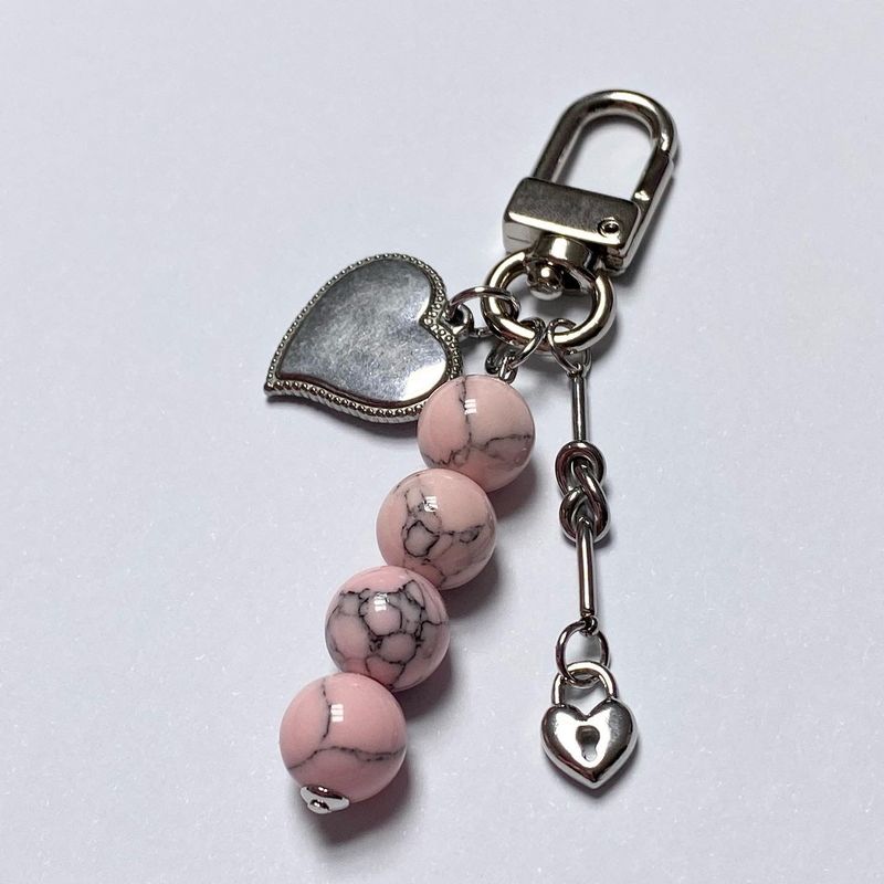 MADE ink pink Keyring
