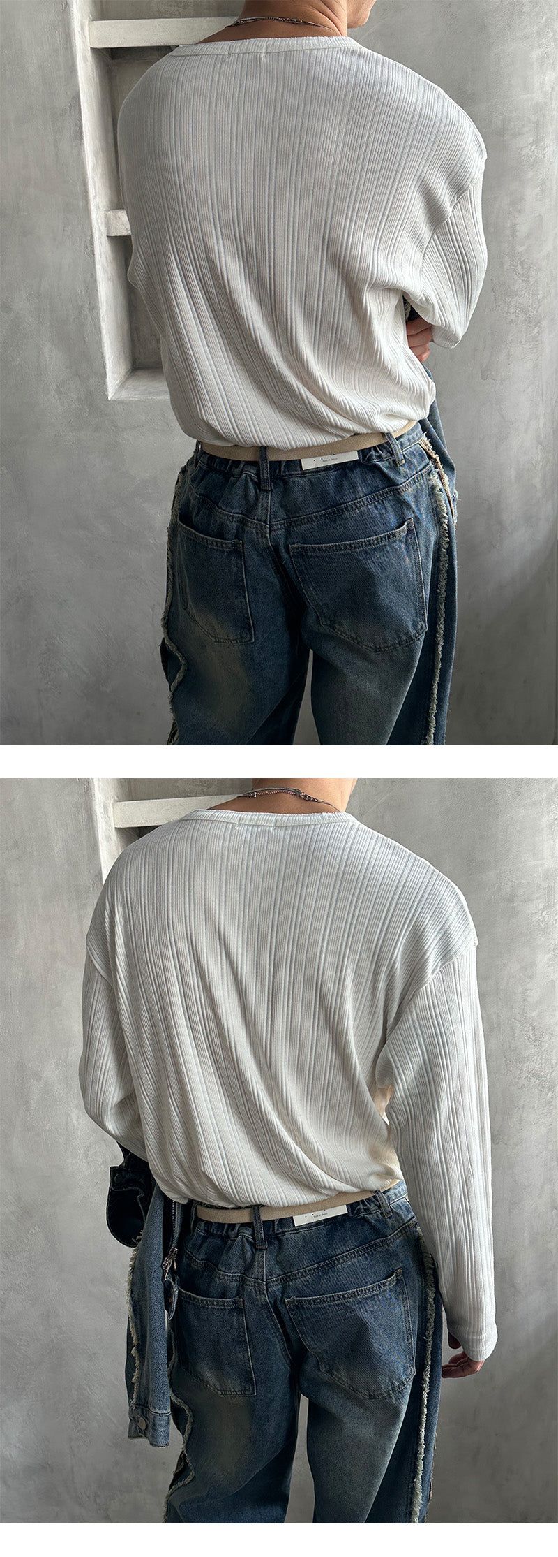 [F/W] Golgi button henry neck long sleeves (4color)