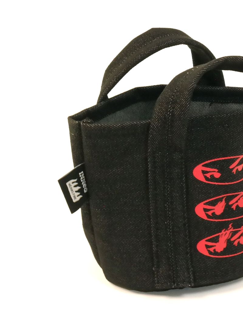 small TOTE_Denim Black