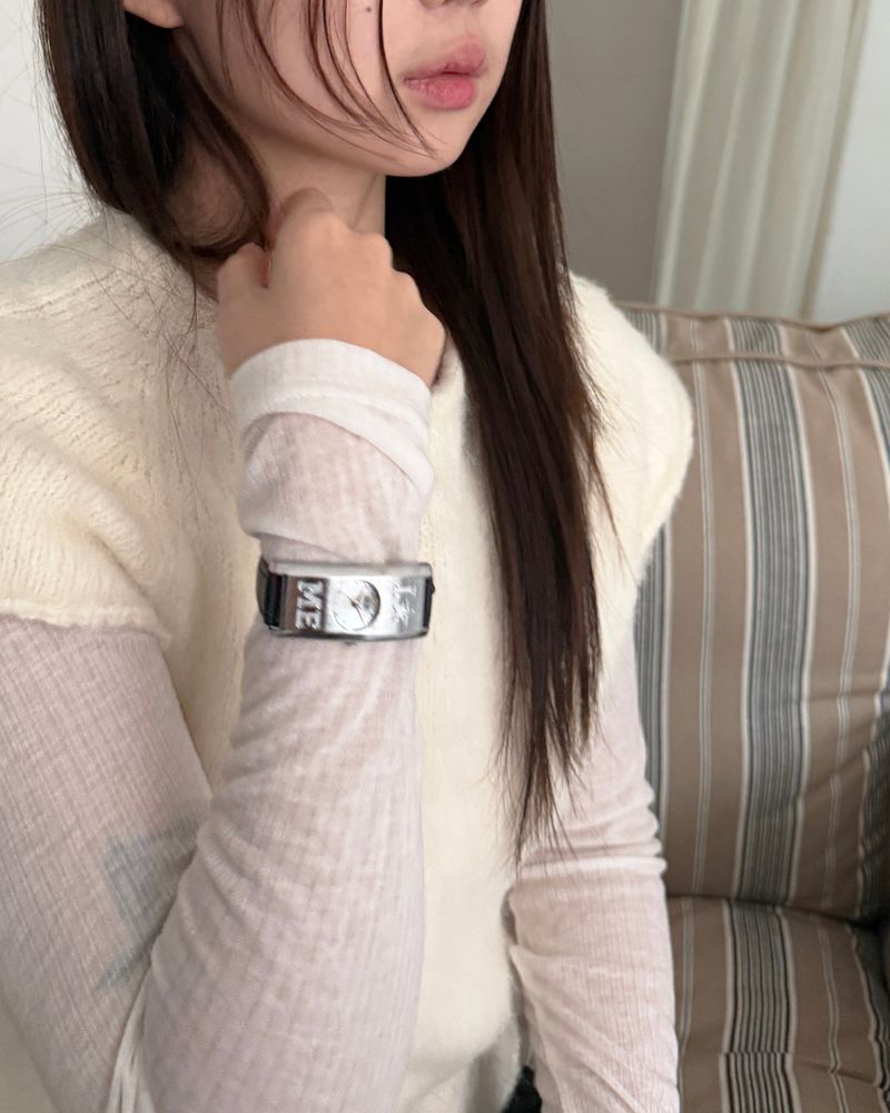 Star Me Leather Watch