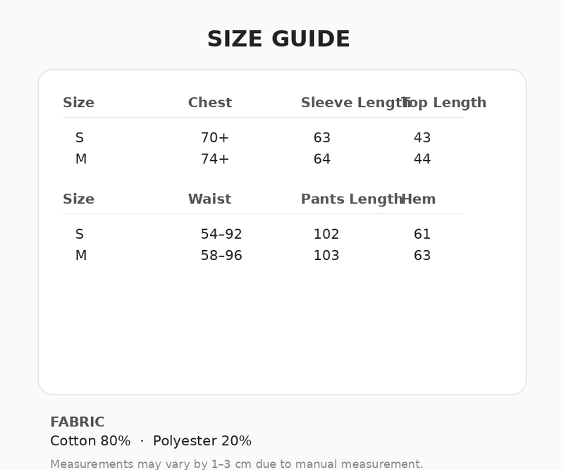 Cozy Knitwear Zip-up Training Set-up (PANTS)