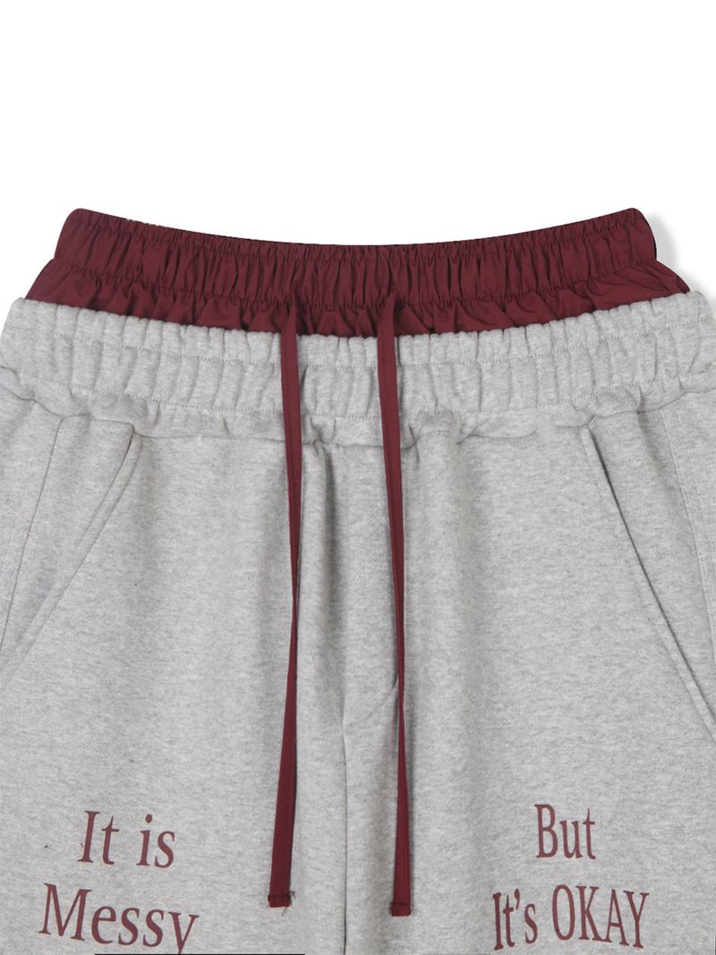 Eclipse Lettering Sweatpants