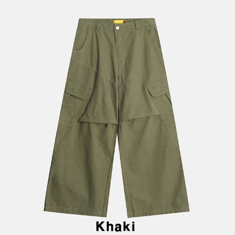 Jodi diagonal pintuck cargo pants