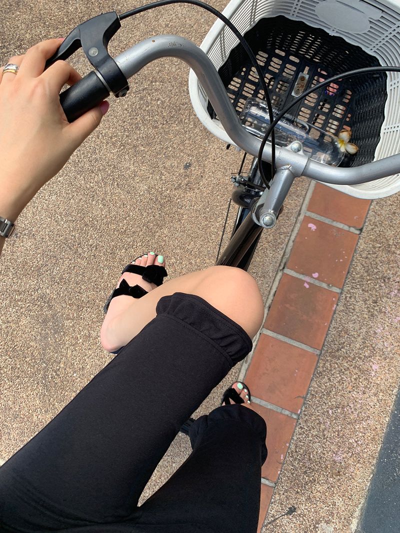 [MADE] LUBO FRILL BIKER PANTS
