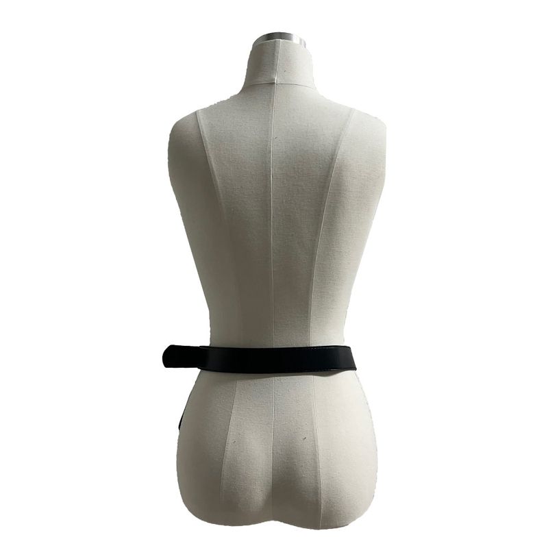  Cynical Leather Keychain Mini Pocket Belt (Black)