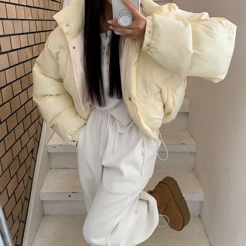 [BELLIDE MADE] Smoke Creamy Two-Way Short Padding
