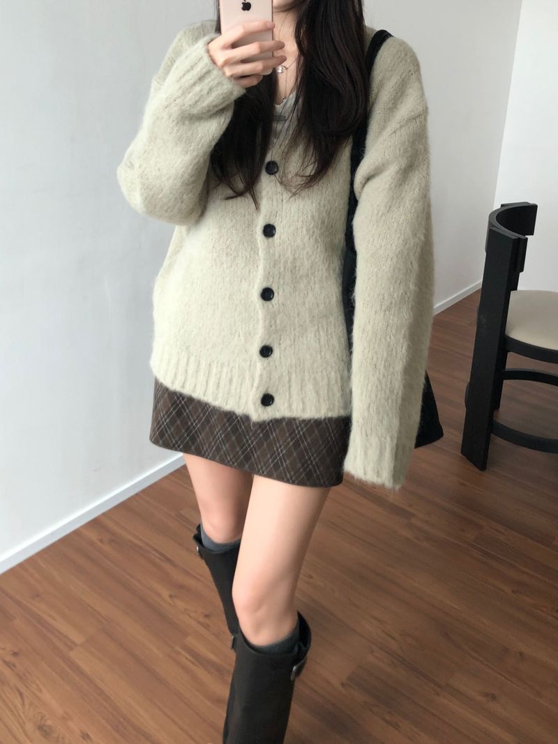 Edin Checkered Mini Skirt (2 colors)
