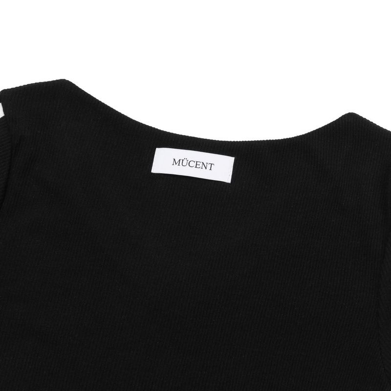 BINDING TRACK LINE HALF SLEEVE T (3COLOR)