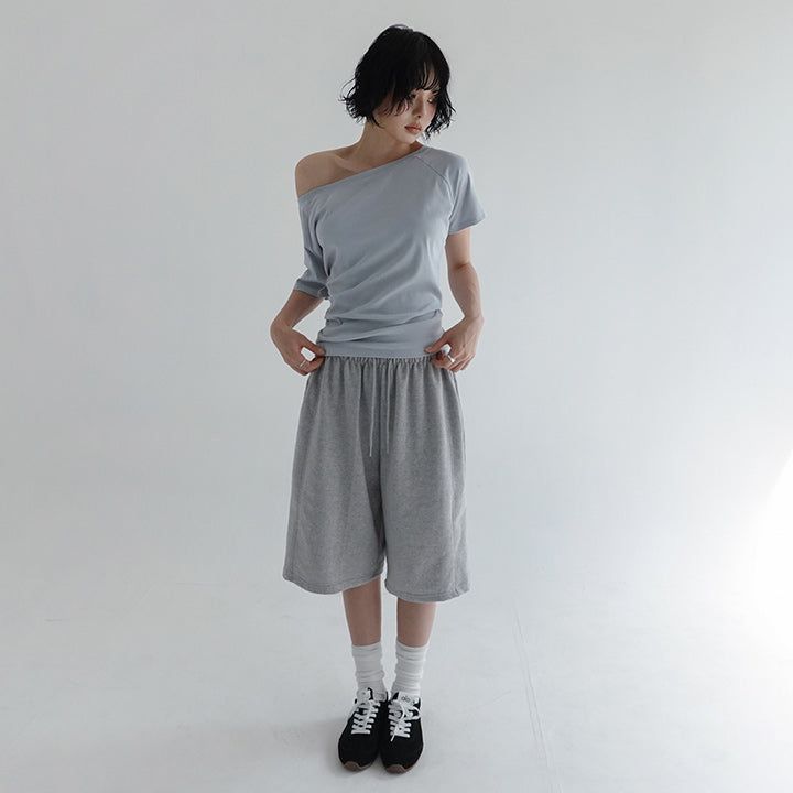 [Redien] パネルカット トレーニング バミューダパンツ 3カラー