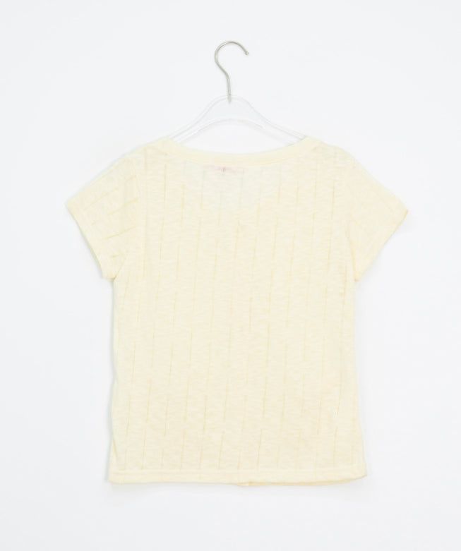Musec Vintage Slim-Fit Layered Short Sleeve Cardigan
