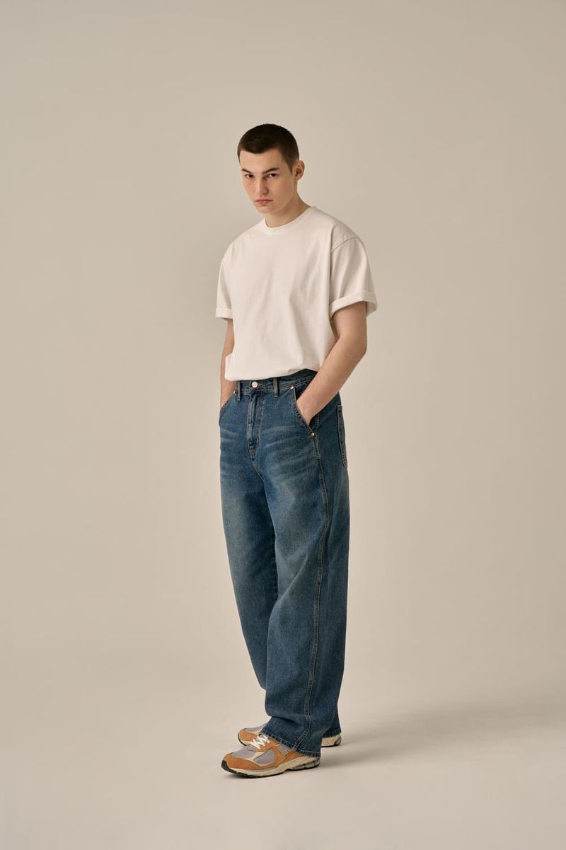 BACK LOGO WORK PANTS