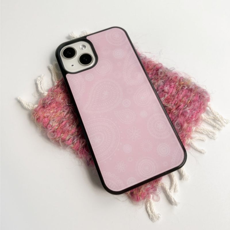 [MADE] pink paisley bumper case