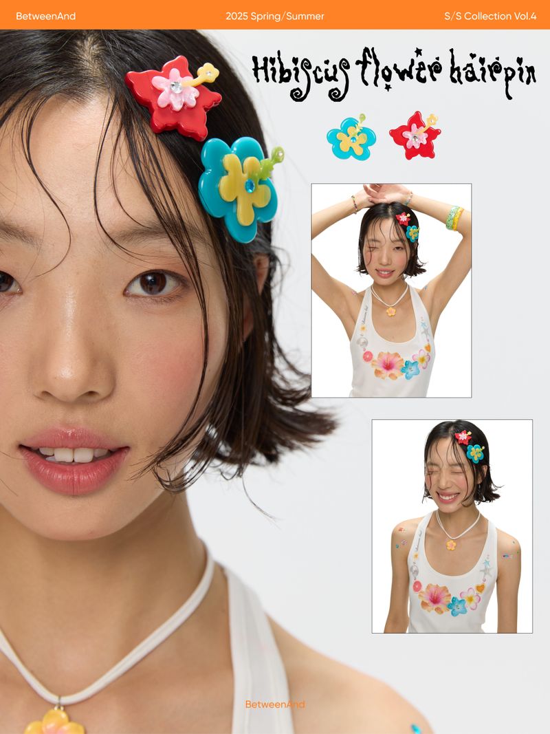 BETWEENAND（ビトゥウィーンアンド）の「BETWEENAND original design unique Fusang flower side hair clip clip headband edge clip hair accessory（Hair Accessories）」
