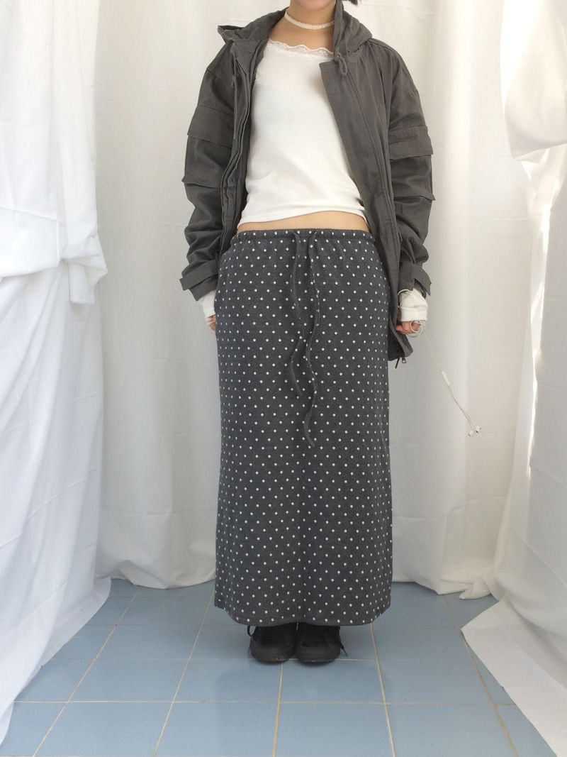 mode dot flow skirt