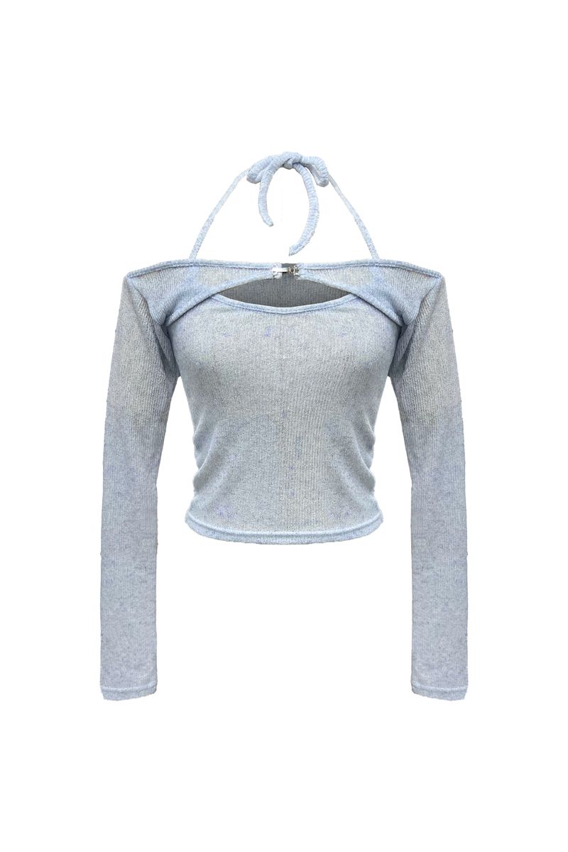 MANON OFF-SHOULDER SET / SKY BLUE