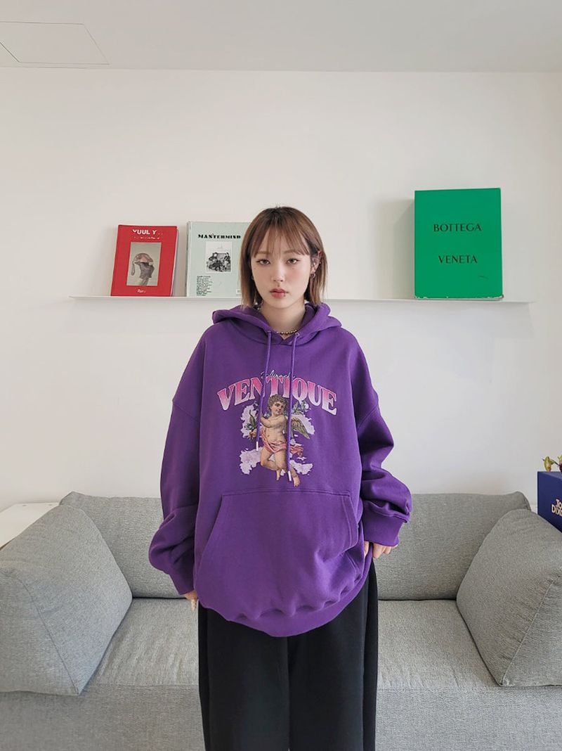 VENTIQUE miracle angel fluff hood 3color