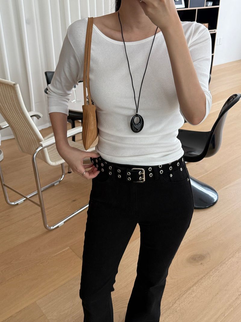 [MADE] CLIP SPAN LONG BOOTS-CUT PANTS
