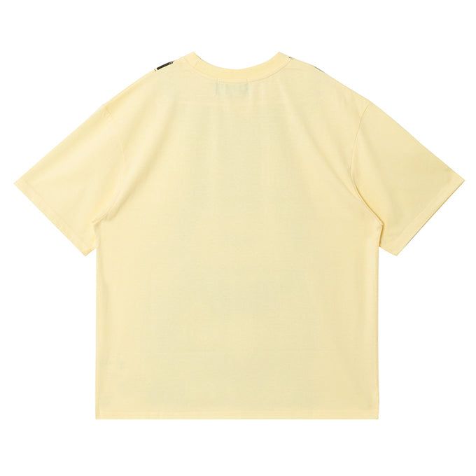 YELLOW BIG RABBIT LOOSE T-SHIRT