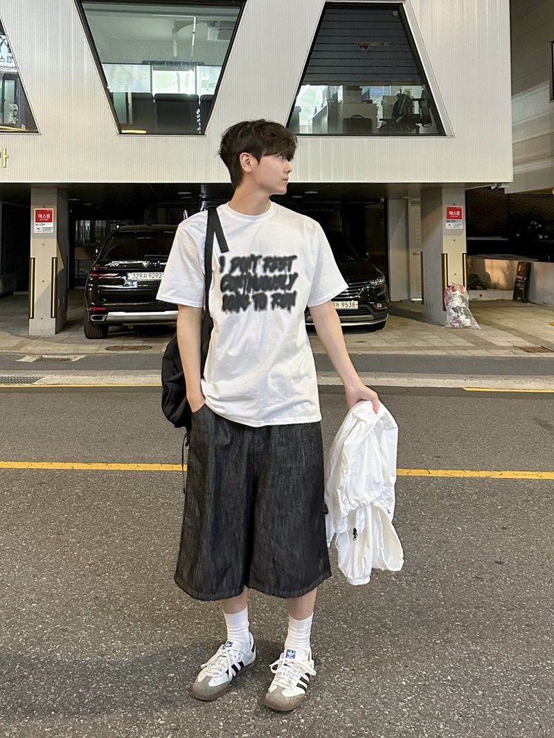 [Linen] Carpender Banding Bermuda Pants