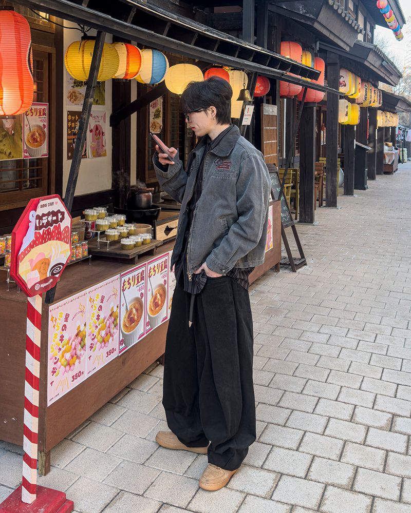 Cuff Bizo Balloon Cotton Pants