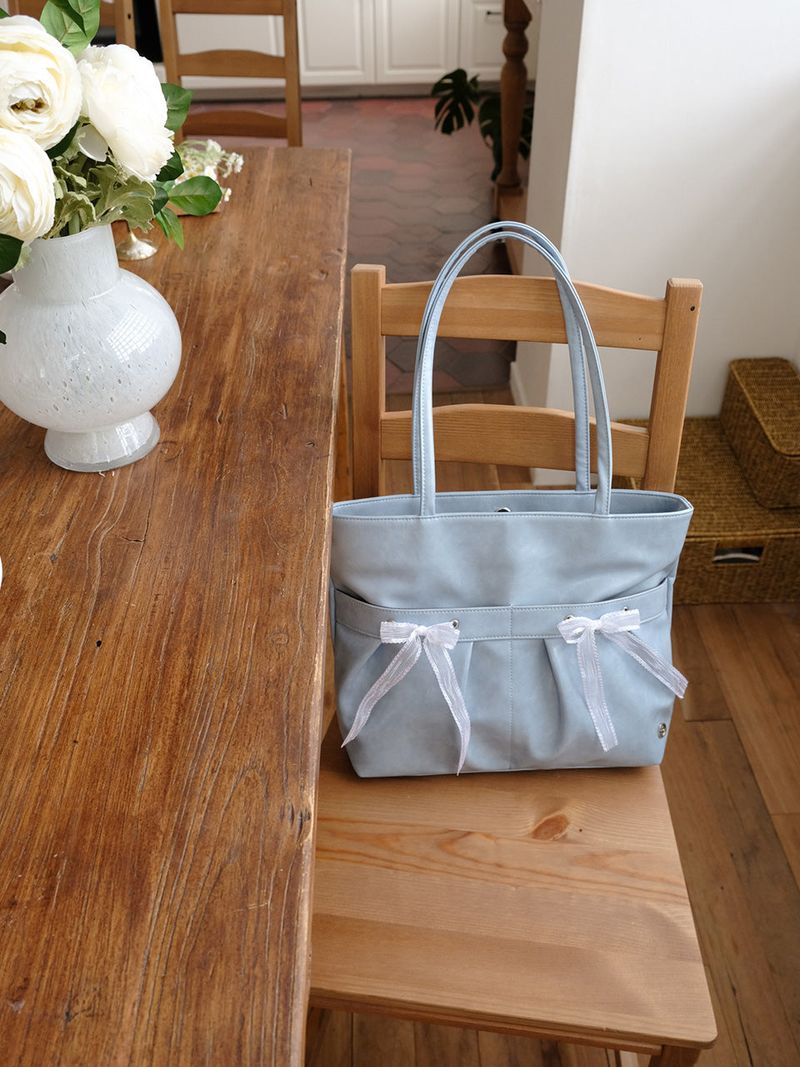 ovuni(オーブニ)の「Easy ribbon bag_vintage blue(Bags)」