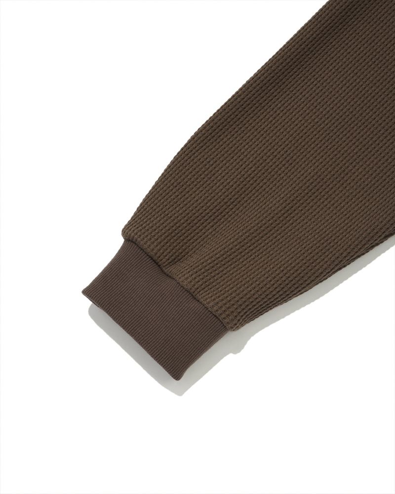 Divine Waffle Long Sleeved/Dark Brown