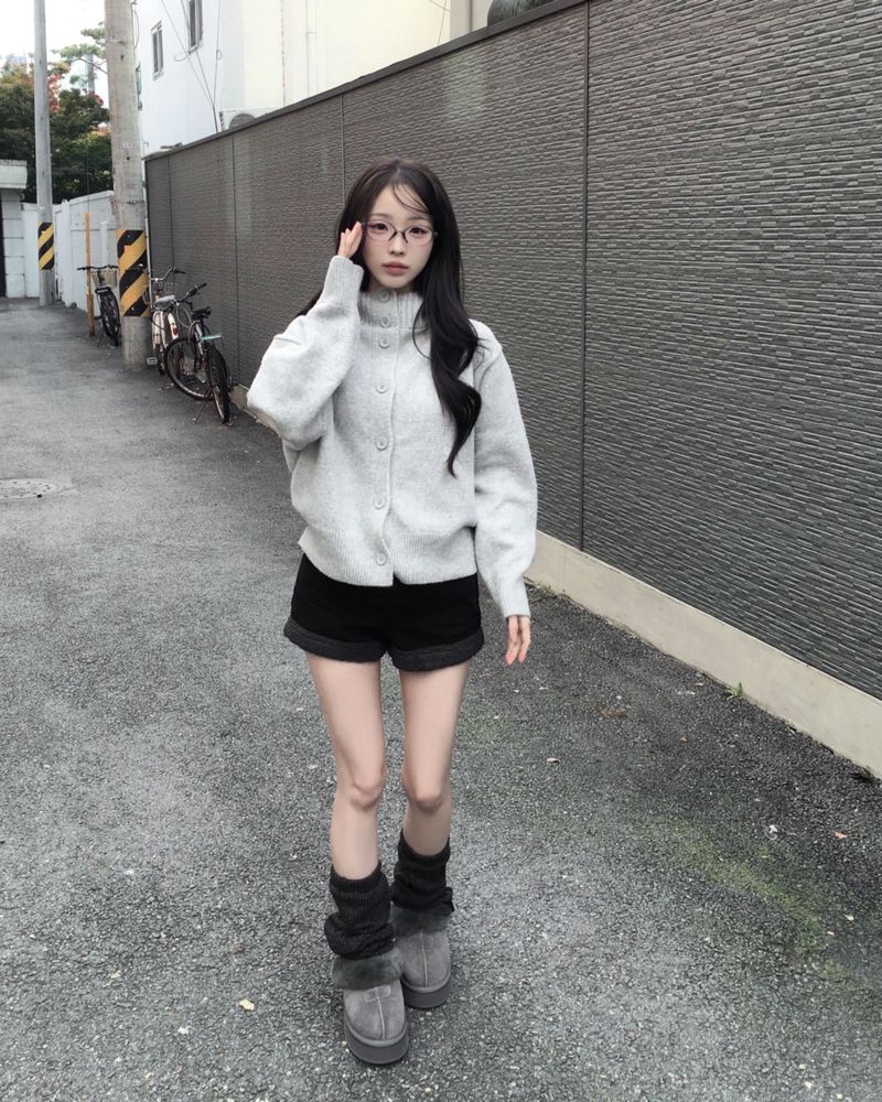 sopen fur shorts