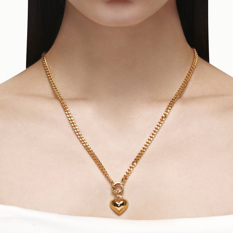 Metal Heart Necklace