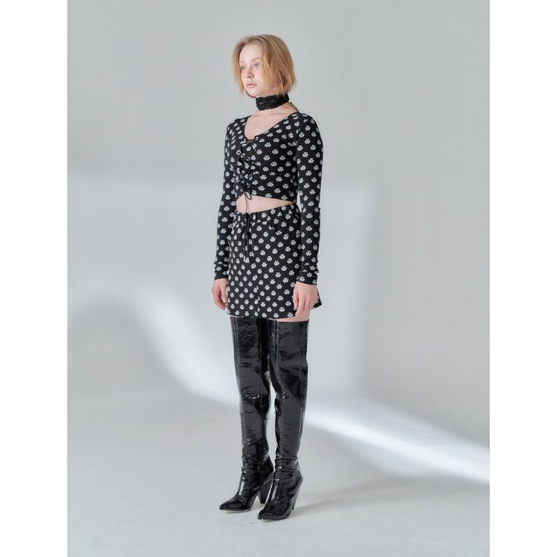 203-LOGO LETTERING SKIRT