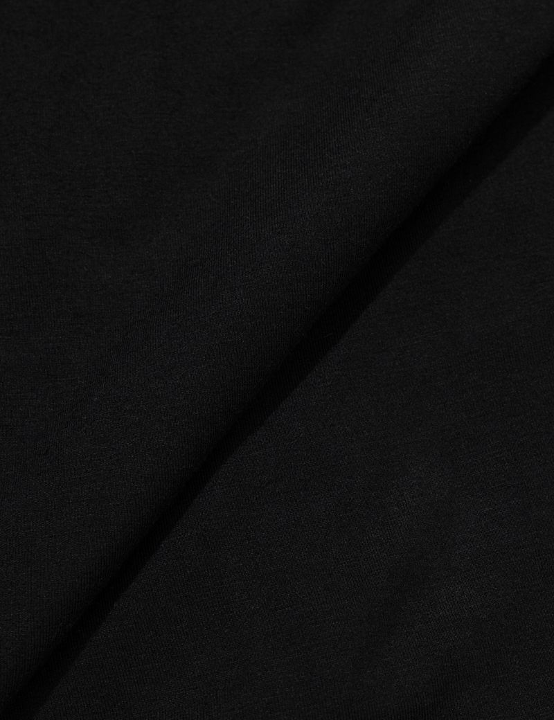 FRILL CAPRI SKIRT PANTS(BLACK)